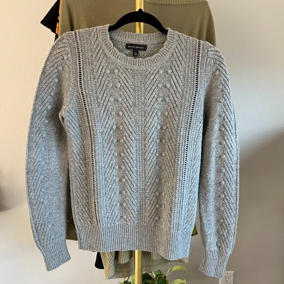 BANANA REPUBLIC Bubble Pointelle Sweater - Picture 7 of 10